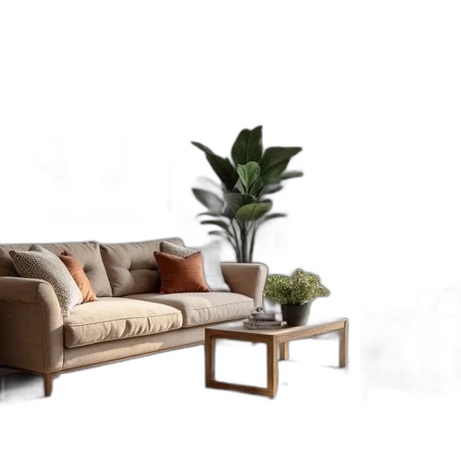 furniture, 3d render, photorealistic, concept art transparent PNG cut-out