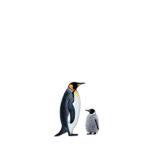animal, creature, concept art, pixel art, 3d render, cartoon, snow, fog transparent PNG cut-out