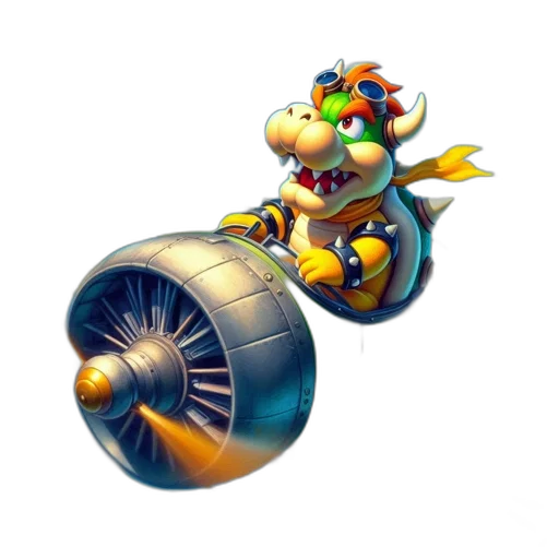 weapon, dragon, robot, car, concept art, 3d render, pixel art, anthropomorphic transparent PNG cut-out