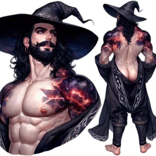 fantasy art, concept art, comic book art, photorealistic, dark, imposing, figure, clad transparent PNG cut-out