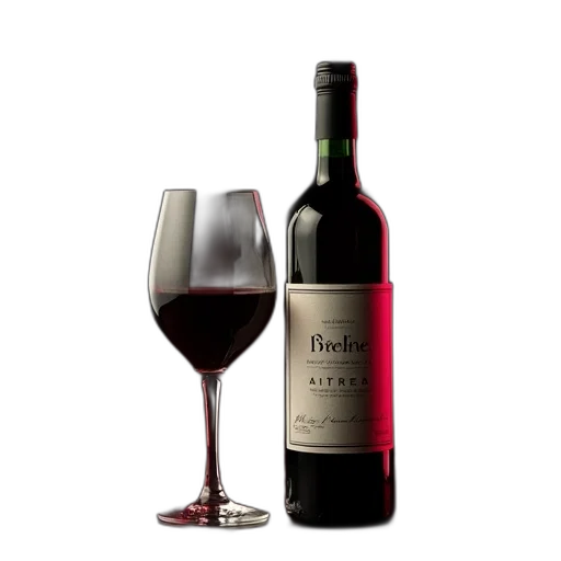 bottle, glass, red, wine, label, reads, istock, credit transparent PNG cut-out