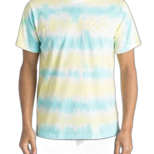 vaporwave, pastel, blue, colorful, monochrome, person, wearing, tie-dye transparent PNG cut-out