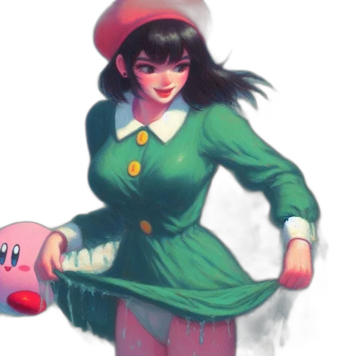 staff, dress, hat, weapon, concept art, pixel art, fantasy art, anime transparent PNG cut-out