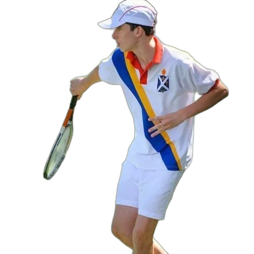staff, weapon, jacket, photorealistic, 3d render, tennis, player, white transparent PNG cut-out