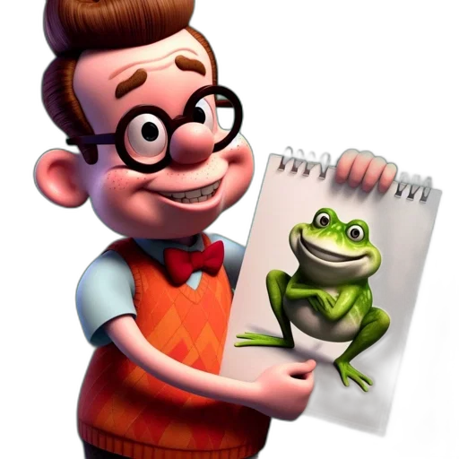 staff, animal, face, creature, concept art, photorealistic, 3d render, cartoon transparent PNG cut-out