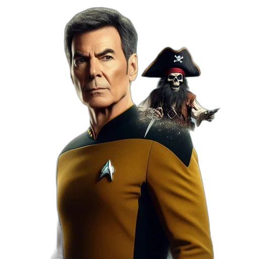 staff, concept art, man, yellow, starfleet, uniform, serious, expression transparent PNG cut-out
