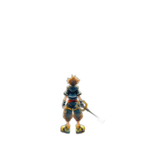 robot, sword, staff, weapon, 3d render, pixel art, concept art, fantasy art transparent PNG cut-out