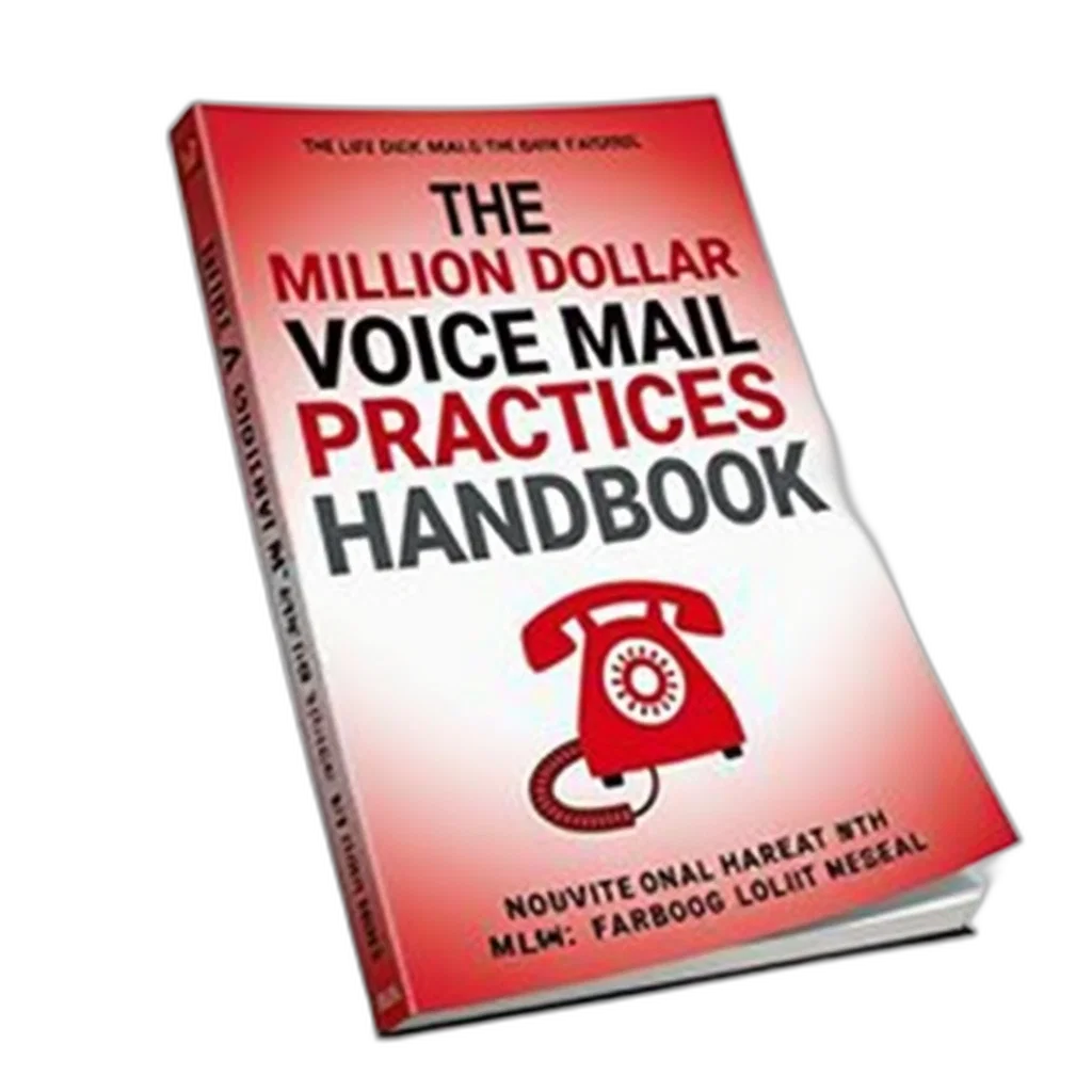 cover, book, titled, million, dollar, voice, mail, practices transparent PNG cut-out