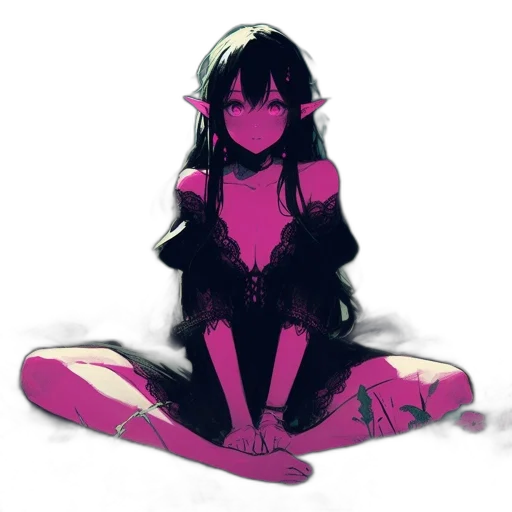 dress, mask, creature, crown, concept art, pixel art, anime, watercolor transparent PNG cut-out