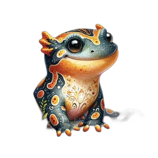 animal, dragon, jewelry, creature, concept art, photorealistic, 3d render, watercolor transparent PNG cut-out