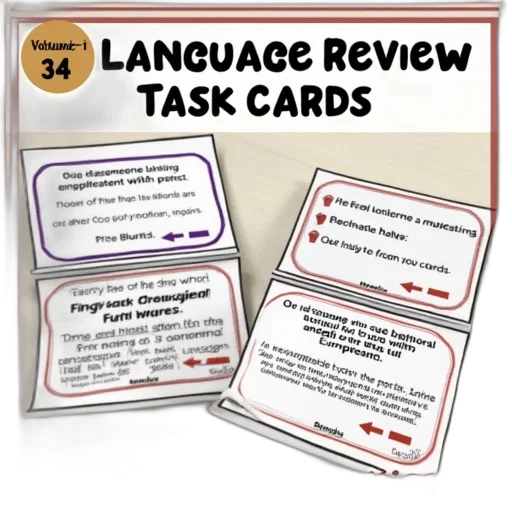 language, review, task, cards, volume transparent PNG cut-out