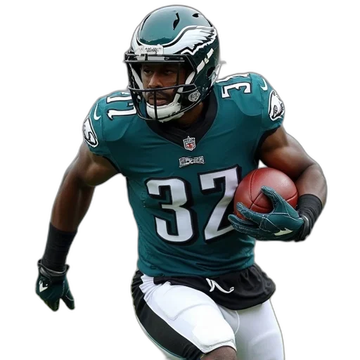 philadelphia, eagles, running, back transparent PNG cut-out