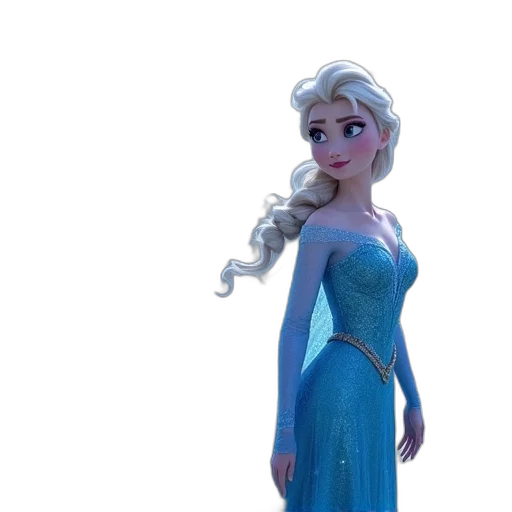 dress, 3d render, concept art, fantasy art transparent PNG cut-out