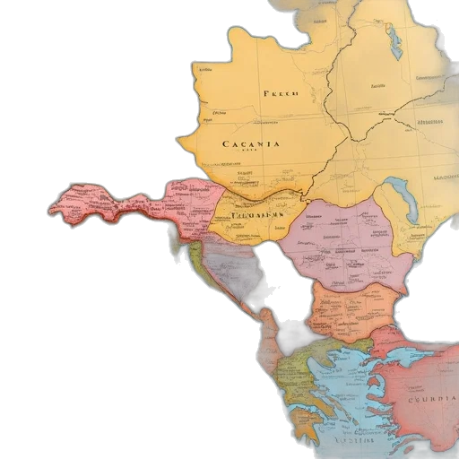 crown, map, caucasus, region transparent PNG cut-out