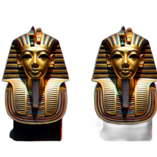jewelry, mask, crown, face, 3d render, photorealistic, concept art, fantasy art transparent PNG cut-out