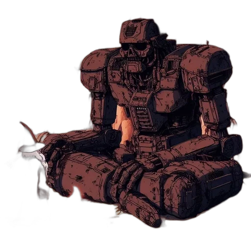 robot, weapon, furniture, animal, concept art, 3d render, fantasy art, pixel art transparent PNG cut-out