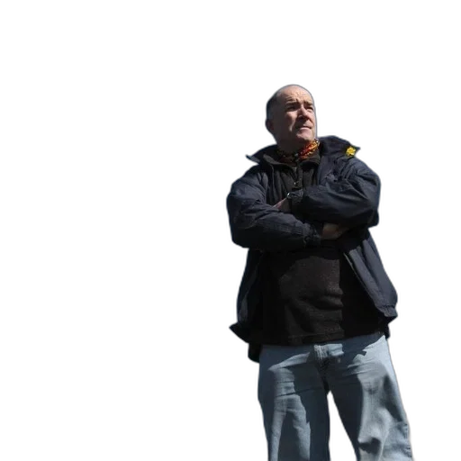 jacket, staff, creature, animal, 3d render, photorealistic, concept art, man transparent PNG cut-out