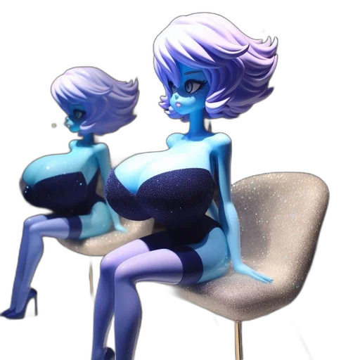 robot, furniture, dress, jewelry, concept art, 3d render, fantasy art, vaporwave transparent PNG cut-out