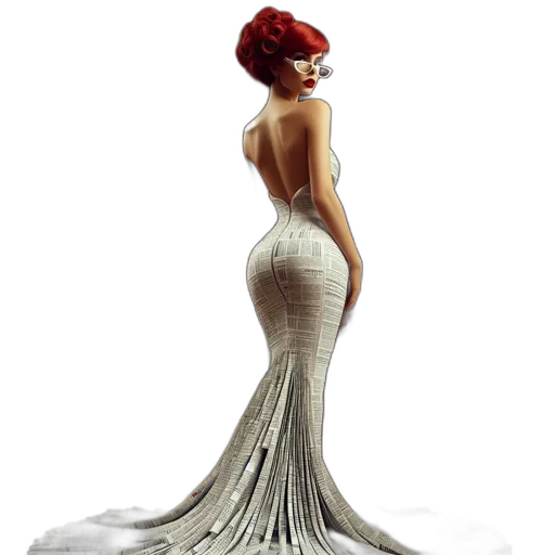 dress, concept art, 3d render, fantasy art, photorealistic, inside, grand, ornate transparent PNG cut-out