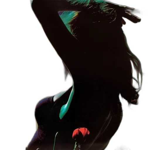 mask, hair, dress, creature, concept art, 3d render, photorealistic, cyberpunk transparent PNG cut-out