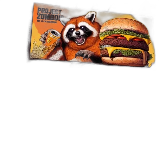 food, animal, creature, concept art, apocalyptic, cityscape, giant, billboard transparent PNG cut-out