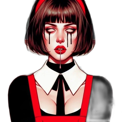 face, dress, mask, staff, comic book art, cartoon, concept art, pixel art transparent PNG cut-out