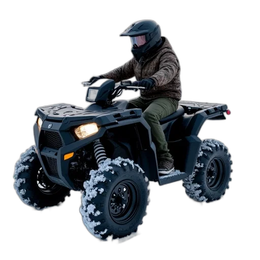 jacket, robot, concept art, black, 2021, polaris, sportsman, atv transparent PNG cut-out