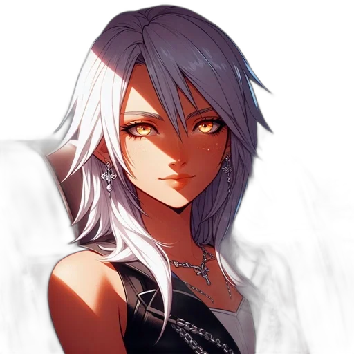 face, dress, mask, robot, anime, fantasy art, pixel art, concept art transparent PNG cut-out
