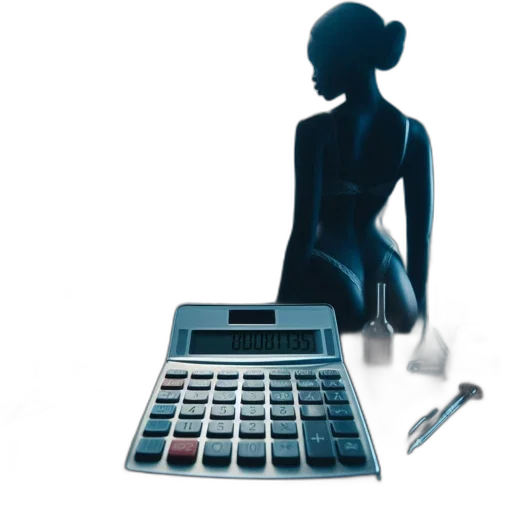 concept art, inside, laboratory, woman, lingerie, stands, facing, away transparent PNG cut-out