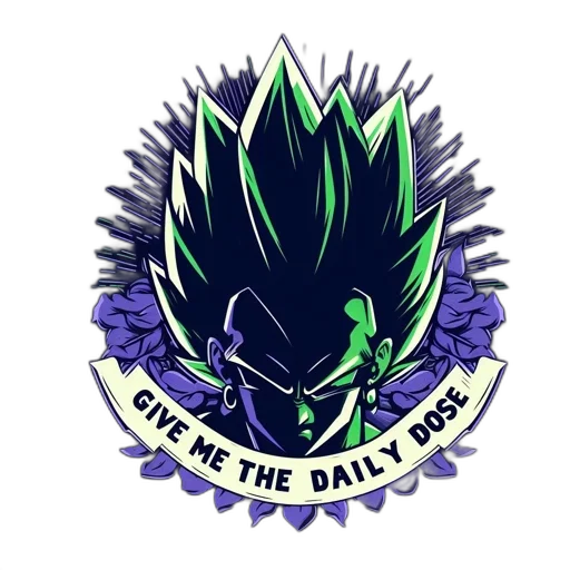 concept art, pixel art, cartoon, fantasy art, intense, spiky-haired, animated, character transparent PNG cut-out