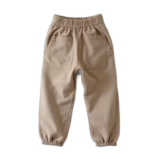 earth tones, children, pants, which transparent PNG cut-out