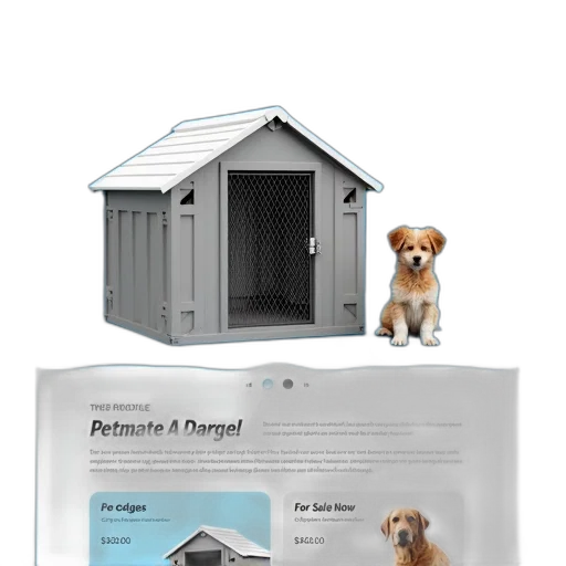 3d render, website, page, blue, background, featuring, large, image transparent PNG cut-out
