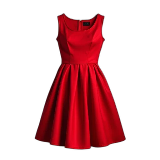 dress, red, cute, important, piece, clothing, makes, perfect transparent PNG cut-out