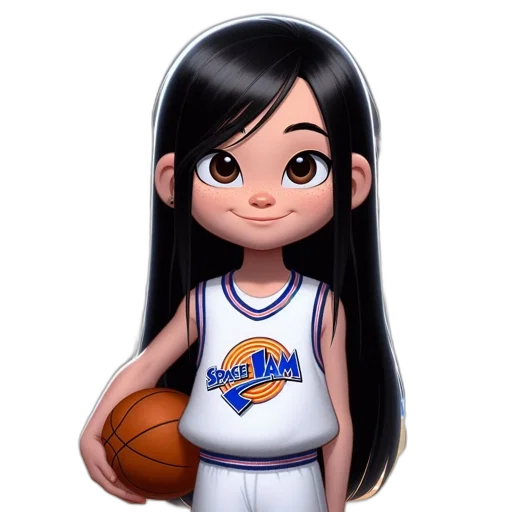 cartoon, pixel art, fantasy art, anime, space, jam-themed, female, character transparent PNG cut-out