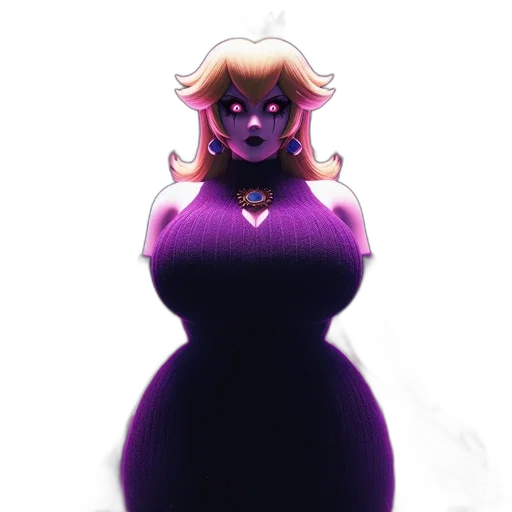 dress, crown, creature, robot, concept art, pixel art, 3d render, fantasy art transparent PNG cut-out