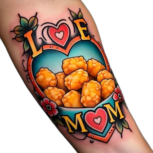 food, jewelry, photorealistic, tattoo, person, arm, features, heart transparent PNG cut-out