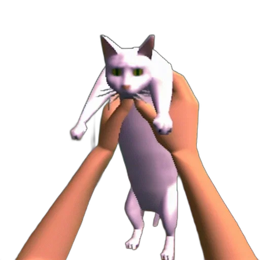 animal, staff, creature, weapon, 3d render, vaporwave, concept art, pixel art transparent PNG cut-out