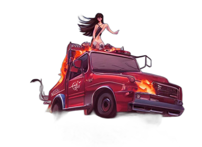 car, dragon, weapon, animal transparent PNG cut-out