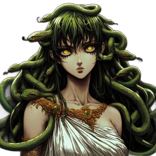 dragon, creature, hair, fantasy art, pixel art, concept art, anime, green transparent PNG cut-out