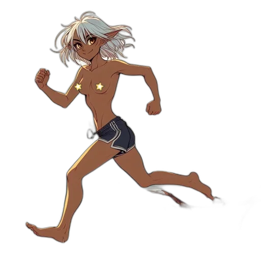creature, concept art, cartoon, anime, pixel art, earth tones, animated, character transparent PNG cut-out