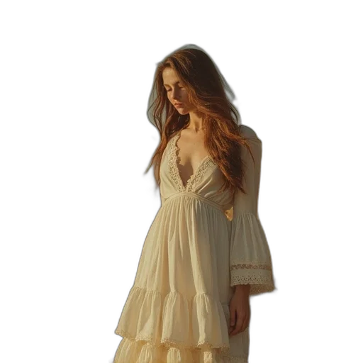 dress, oil painting, concept art, photorealistic, fantasy art, golden, earth tones, libera transparent PNG cut-out