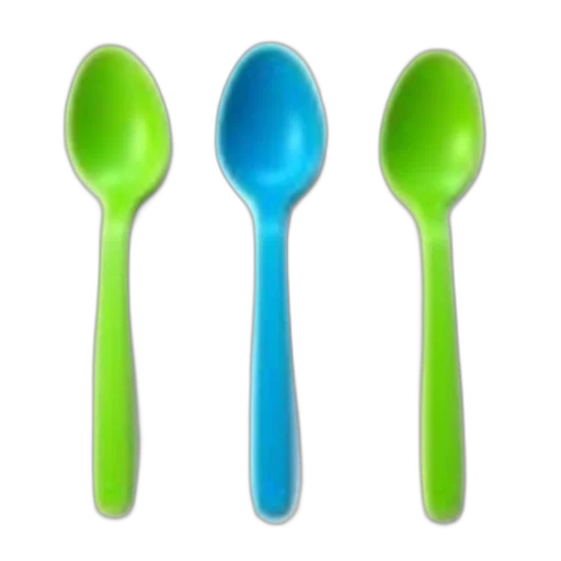 food, weapon, jewelry, staff, 3d render, blue, green, neon transparent PNG cut-out