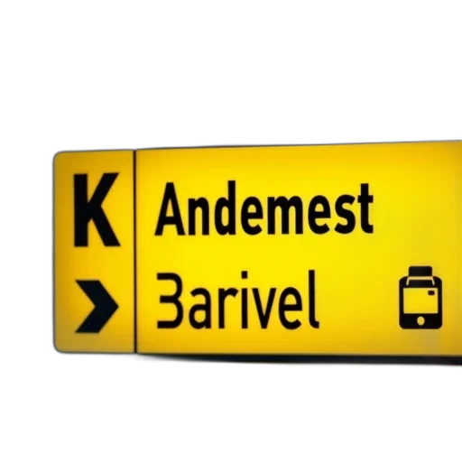 3d render, close-up, view, sign, various, directions, information, has transparent PNG cut-out