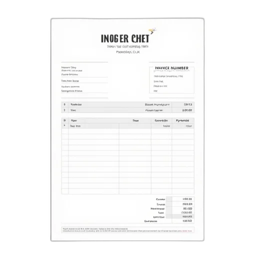 blank, invoice, template, header, reads, parcel, ship, footer transparent PNG cut-out
