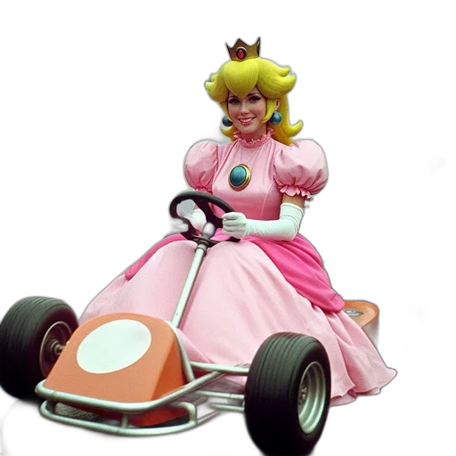 car, dress, crown, weapon, concept art, 3d render, photorealistic, image transparent PNG cut-out