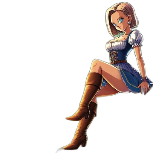 dress, staff, weapon, robot, concept art, pixel art, fantasy art, comic book art transparent PNG cut-out