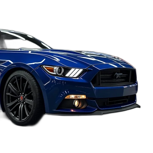 car, 3d render, photorealistic, ford, mustang, mechanic, simulator transparent PNG cut-out