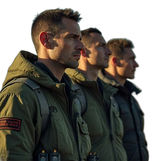jacket, staff, poster, netflix, film, after, earth, featuring transparent PNG cut-out