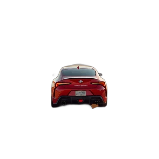 car, 3d render, photorealistic, concept art, red, toyota, 86z, driving transparent PNG cut-out