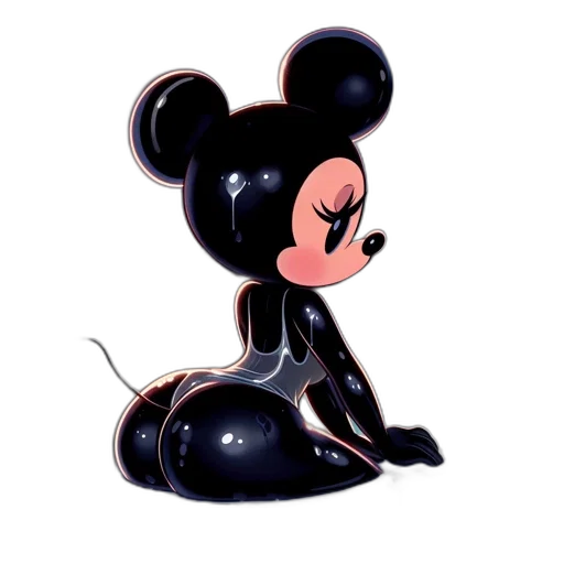 robot, animal, creature, concept art, cartoon, 3d render, cyberpunk, minnie transparent PNG cut-out